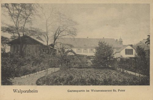 Walporzheim, Rheinland-Pfalz: Weinrestaurant St. Peter, Garten