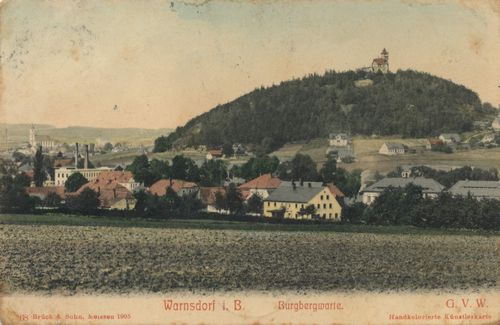 Warnsdorf (CZ), Tschechien: Burgbergswarte