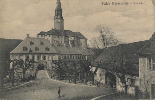 Weesenstein, Sachsen: Schlosshof