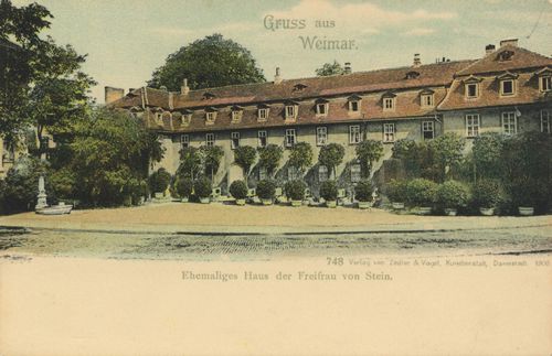 Weimar, Thringen: Ehemaliges Haus der Freifrau von Stein