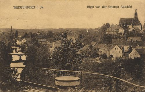 Weissenberg, Sachsen: Blick von der schnen Aussicht