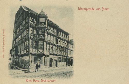 Wernigerode a. Harz, Sachsen-Anhalt: Altes Haus, Breitestrae