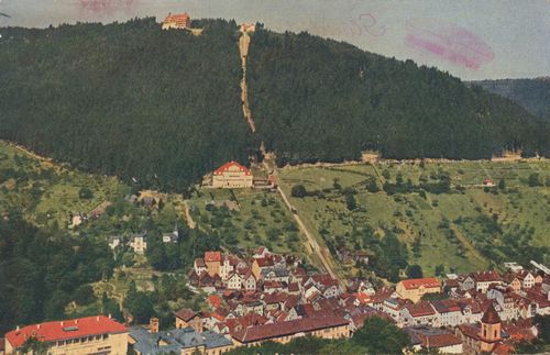 Wildbad (Schwarzwald), Baden-Wrttemberg: Sommerberg und Bergbahn