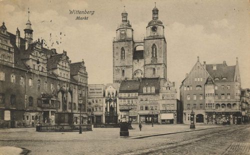 Wittenberg, Lutherstadt, Sachsen-Anhalt: Marktplatz [3]