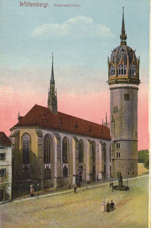 Wittenberg, Lutherstadt, Sachsen-Anhalt: Schlosskirche von Nordosten