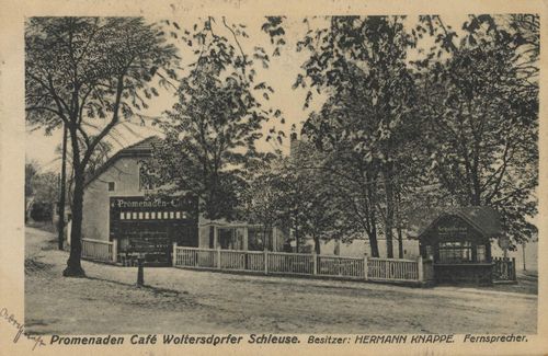 Woltersdorf, Brandenburg: Promenadencaf Woltersdorfer Schleuse