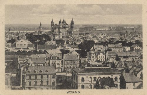 Worms, Rheinland-Pfalz: Stadtansicht [2]