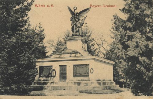 Wrth a. S., Elsass-Lothringen: Bayerndenkmal