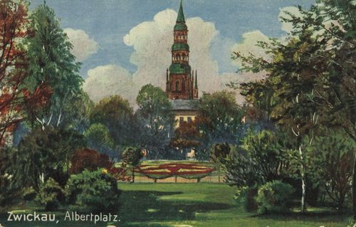 Zwickau, Sachsen: Albertplatz