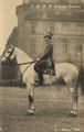 Adel und Monarchie/Italien/Prinz Umberto auf dem Pferd