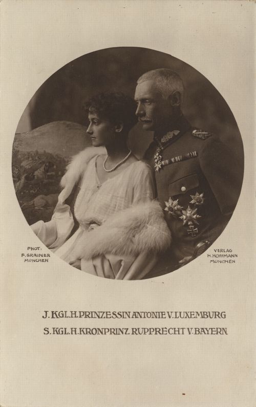 Prinzessin Antonie von Luxemburg und Kronprinz Ruprecht von Bayern