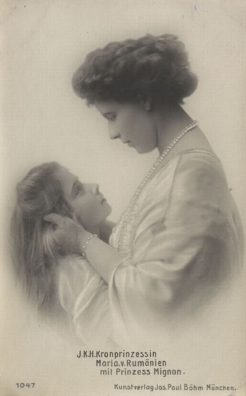Kronprinzessin Maria mit Prinzessin Mignon