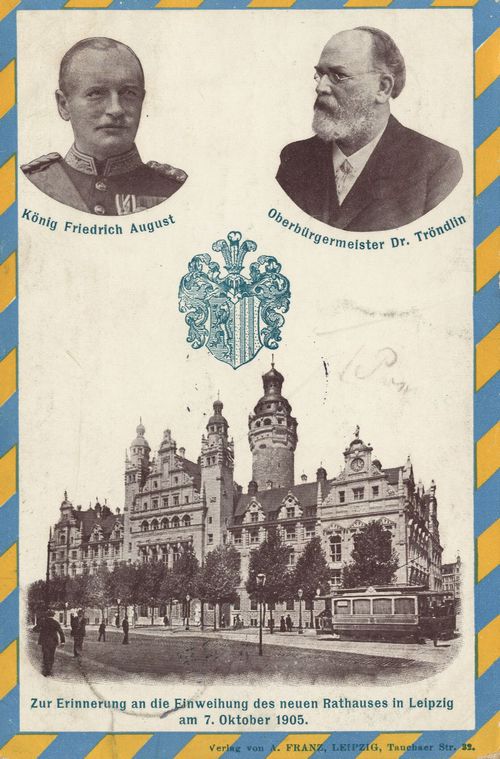 Einweihung des neuen Rathauses in Leipzig (1905)