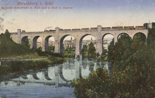 Hirschberg in Schlesien, Eisenbahn-Boberbrücke