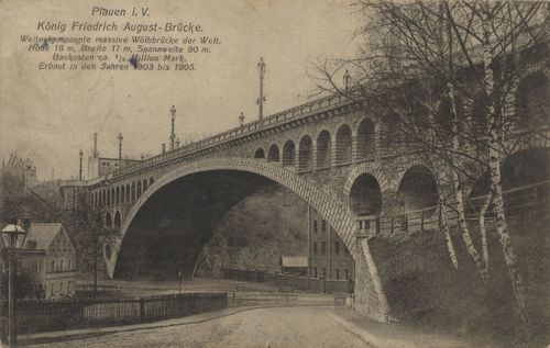 Plauen im Voigtland, König-Friedrich-August-Brücke