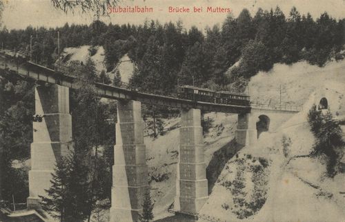 Stubaitalbahn-Brücke bei Mutters (Österreich)
