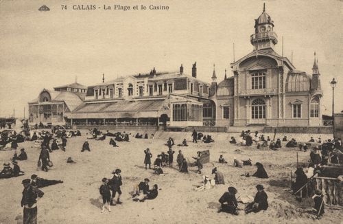 Calais, Strand vor dem Kasino
