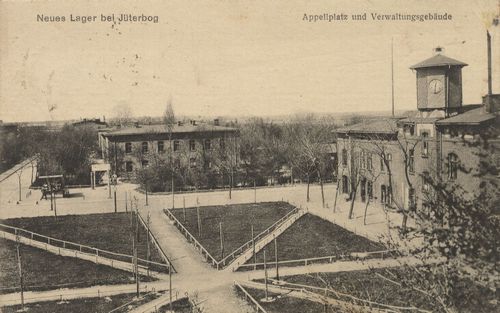 Jüterbog, Neues Lager (Appellplatz und Verwaltungsgebäude)