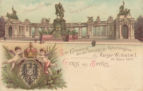 Berlin, Mitte, Nationaldenkmal Kaiser Wilhelm I.