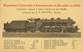 Eisenbahn/Dampflokomotiven/Ausstellung Brssel 1910, Lokomotive vom Typ Pacific, gebaut von J. A. Maffei