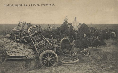 Kraftfahrergrab bei Le Pavé, Frankreich