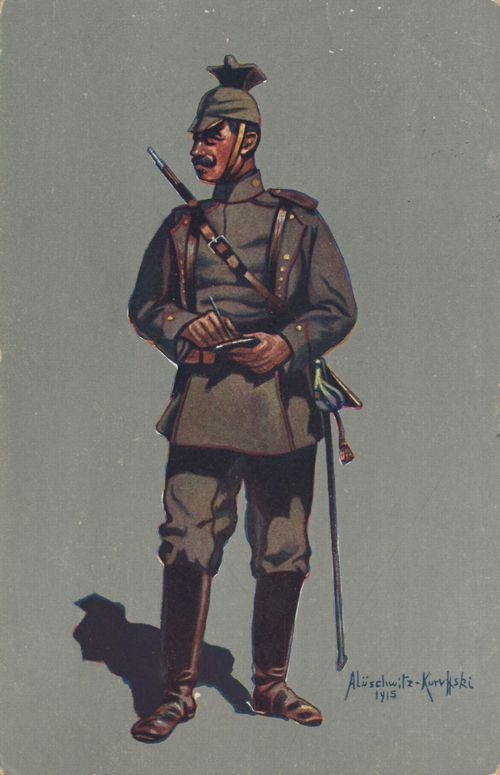 Gefreiter des 1. (Bayrischen) Ulanen-Regiments Kaiser Wilhelm II. König v. Preußen (Bamberg) 1914-1915 (Felduniform)