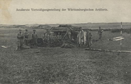 Äußerste Verteidigungsstellung der Würtenbergischen Artillerie
