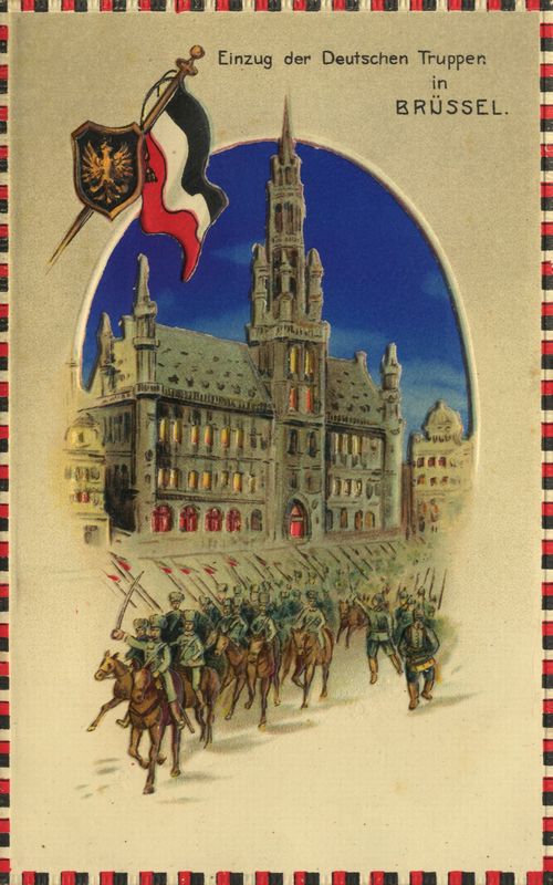 Einzug der Deutschen Truppen in Brüssel