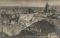 Feldzug 1914/15: Vollständig zerstörtes französisches Dorf Somme-Py.