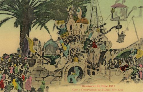 Umzug 1911: Commencement de la Ligne Nice-Coni