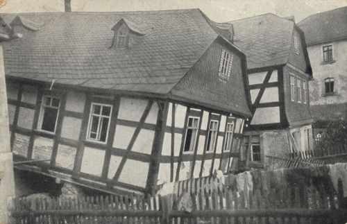 Triebes in Thüringen, Hochwasser (August 1924)