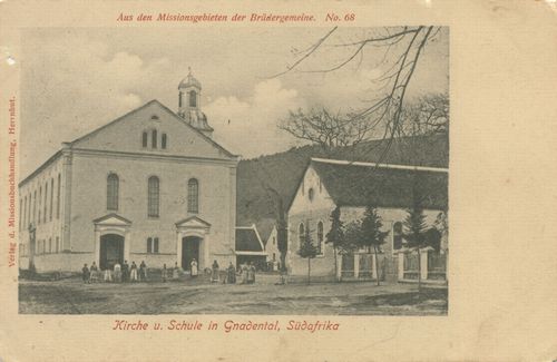 Gnadental (Südafrika), Kirche und Schule