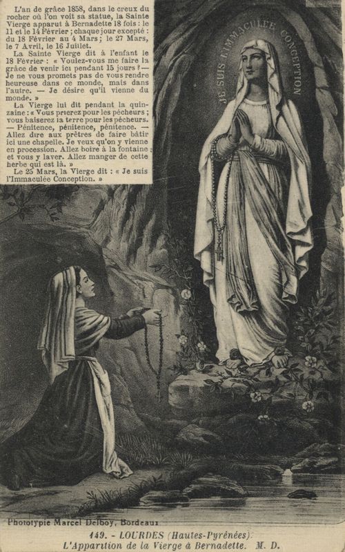 Lourdes: Die Jungfrau erscheint Bernardette