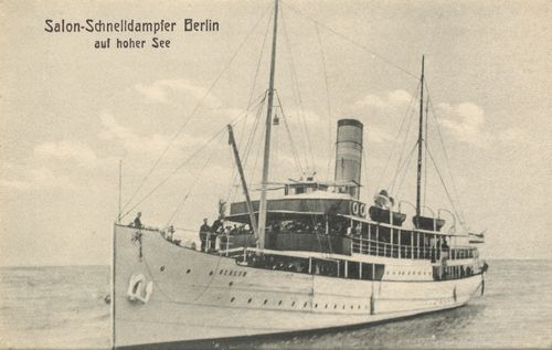 Salonschnelldampfer 'Berlin' auf hoher See