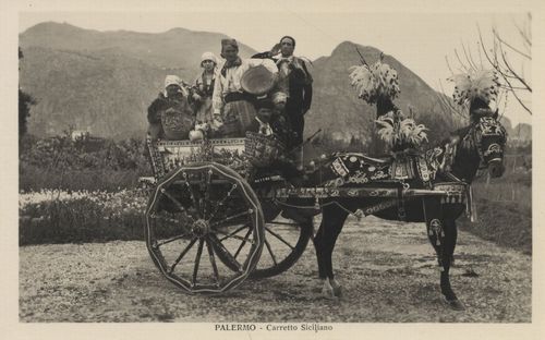 Sizilianischer Pferdewagen bei Palermo [2]