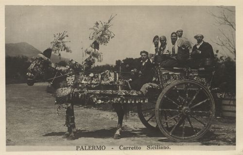 Sizilianischer Pferdewagen bei Palermo