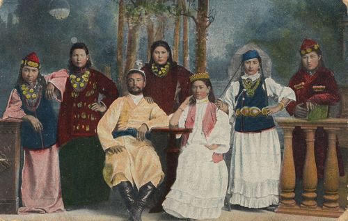 Sarten-Familie aus Zentralasien
