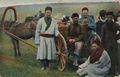 Tataren mit Pferdewagen