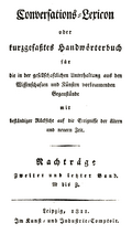 Brockhaus Conversations-Lexikon Bd. 8. Leipzig 1811