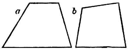 1875. a Paralleltrapez, b Trapezoid.