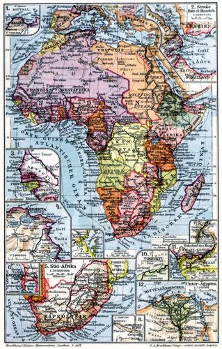 Afrika. I. (Karte)