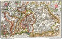 Bayern, Württemberg, Baden und Elsass-Lothringen. I. (Karten)
