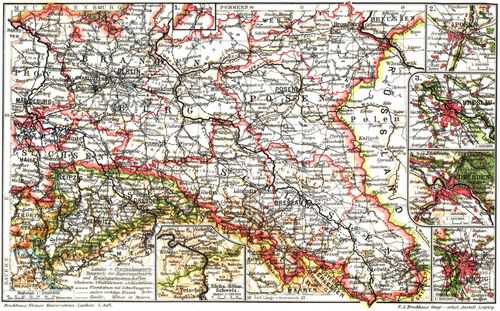 Provinzen Brandenburg, Posen, Schlesien und Königreich Sachsen. I. (Karten)