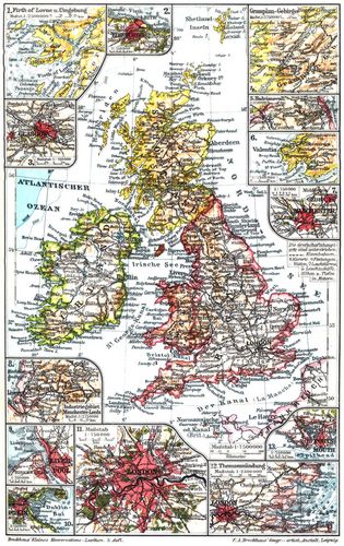 Großbritannien und Irland. I. (Karten)