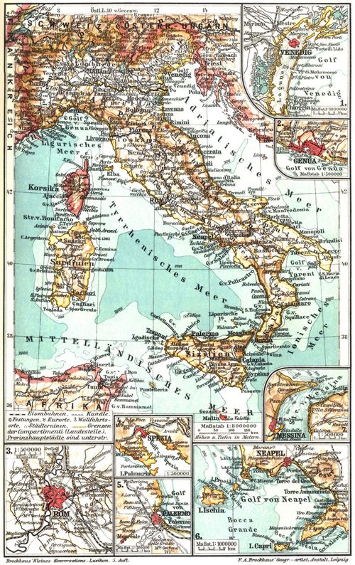 Italien. I. (Karten)