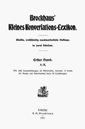 Brockhaus' Kleines Konversations-Lexikon, fnfte Auflage, Band 1. Leipzig 1911.