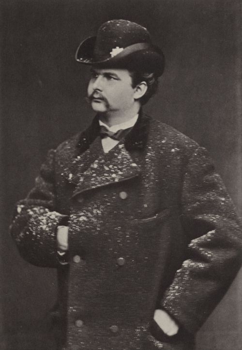 Albert, Joseph: Knig Ludwig II., eine der letzten Aufnahmen