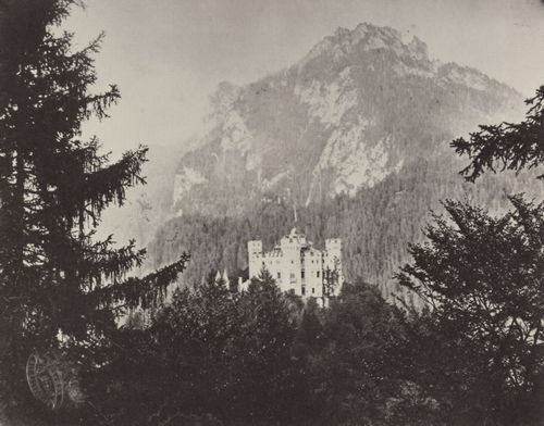 Albert, Joseph: Schloss Hohenschwangau von Westen