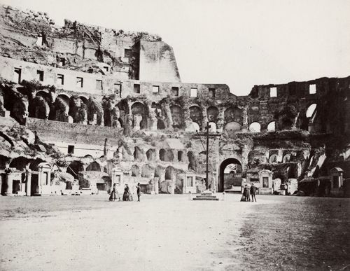 Altobelli und Molins: Das Innere des Colosseums gegen Osten