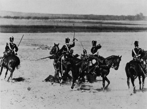 Anschütz, Ottomar: Momentaufnahme der Kaisermanöver, Kavallerie